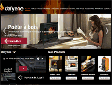 Tablet Screenshot of dafyene.com